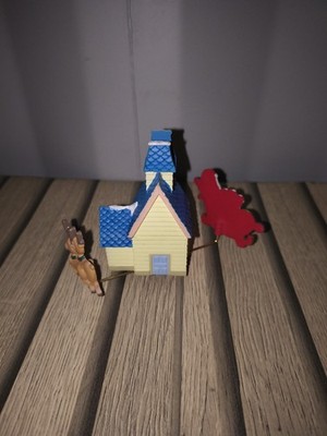 Matrix Industries 1992 Haus Rentier Santa Ornament Weihnachtsdeko