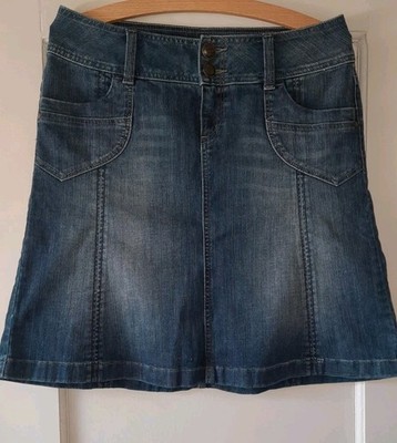 Kurzer Jeansrock blau Gr. 29 von Esprit - 38/40 leicht ausgestellt