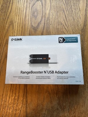 D-Link RangeBooster N USB Adapter DWA-140.  Brand New!