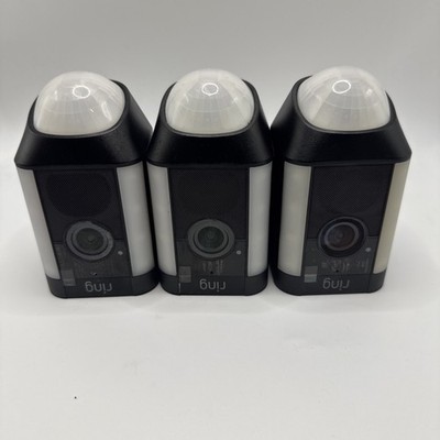 Ring SPOTLIGHT Cam PLUS Wired Outdoor Camera Lights and Siren Black