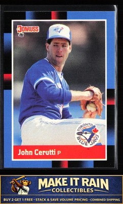 John Cerutti 1988 Donruss #321c Toronto Blue Jays Baseball
