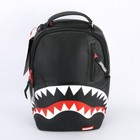 Sprayground Speed Silent Mirage Faux Leather DLXV Bag Backpack Unisex Black