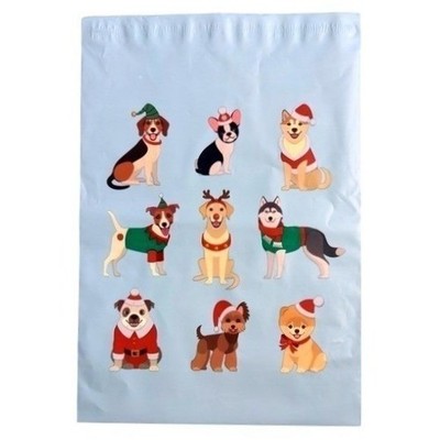 50 Poly Mailers 10x13 Shipping Envelopes Puppy Self Seal Waterproof Polymaile