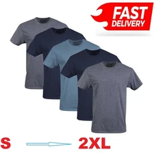 Gildan (5-pack) Bulk Solid Ultra Cotton Short Sleeve Blank Tee T-Shirt S-XL 5000