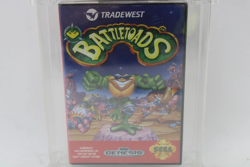Battletoads Sega Genesis Factory Sealed Wata Graded 8.0 A - Image 3 of 4