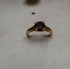 JCM 10K Baby Ring Child's Ring Gold With Stone