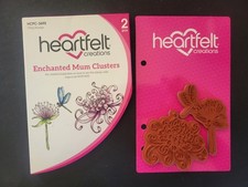 Heartfelt Creations Cling Stamps HCPC-3695: ENCHANTED MUM CLUSTERS - XLT Cond