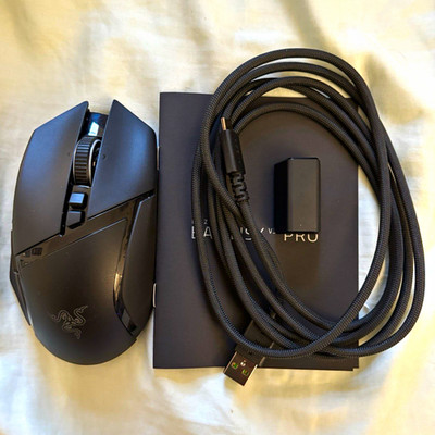 UNUSED NO BOX Razer Basilisk V3 Pro Black Gaming Mouse 30000 DPI 11 Btn w/USB
