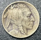 1919-D Buffalo Nickel 5c Tougher Date VF Very Fine