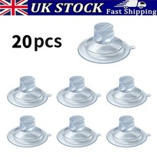 20pcs 3cm Suction Cup Light Strip Holders Hanging Fixings Christmas Decorations