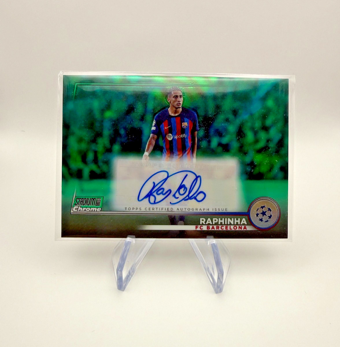2022 Topps Stadium Club Chrome Raphinha UEFA #CA-RAP Auto /99