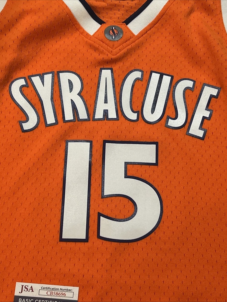 SYRACUSE ORANGE- CARMELO ANTHONY SIGNED AUTOGRAPH AUTHENTIC JERSEY