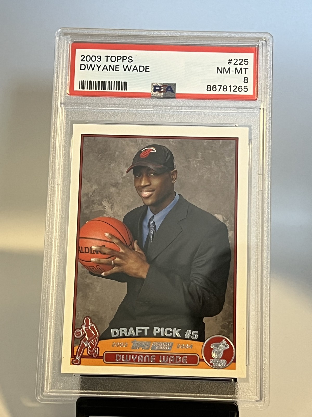 2003-04 Topps - Draft Pick Dwyane Wade #225 (RC)
