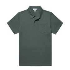 Sunspel S/S Riviera Polo Dark Green