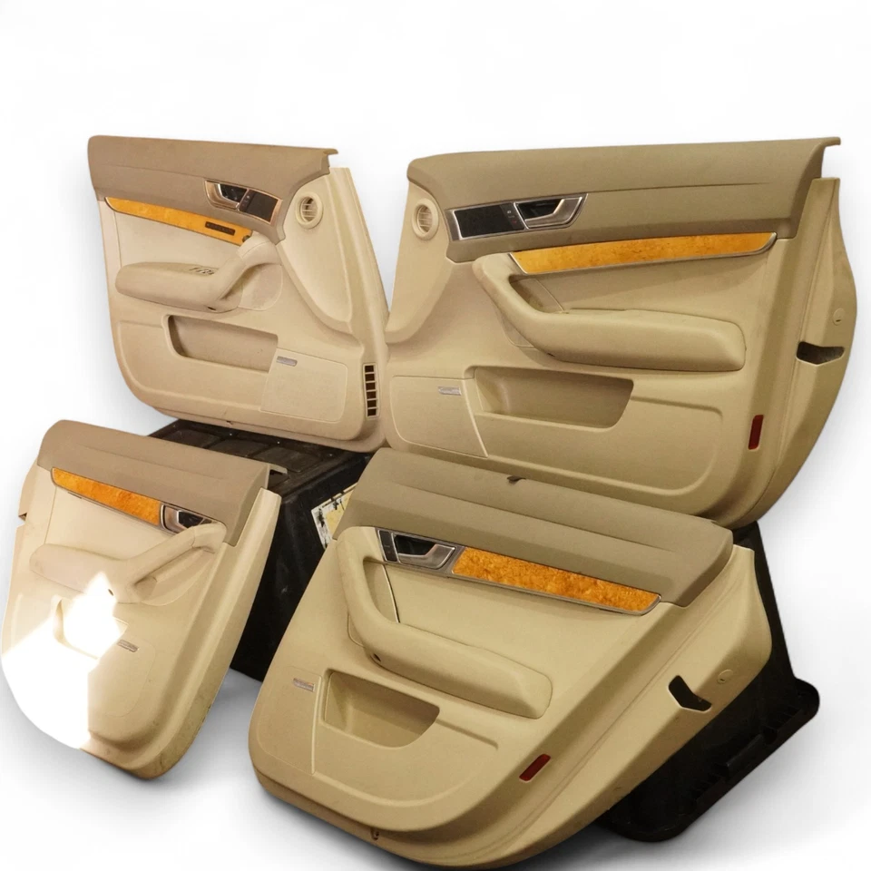 2007 Audi A6 A6 Quattro S6 C6 Door Panel Handle Inner Front Rear Left Right Set - Imagem 2 de 4