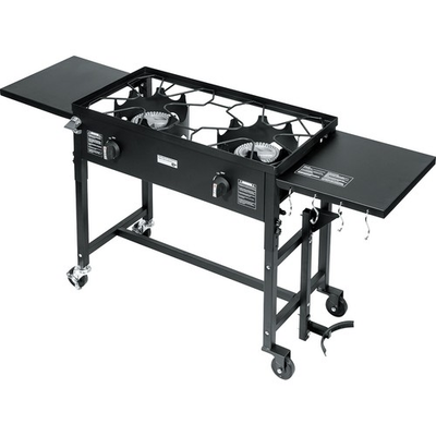 #ad Barton 58000 BTU Outdoor Propane Double Burner Stove Cooking Station BBQ Grill $144.95