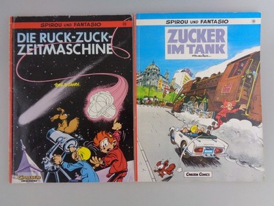 2 Comic Alben - Spirou und Fantasio - Band 19 & 34 - Carlsen (9222)