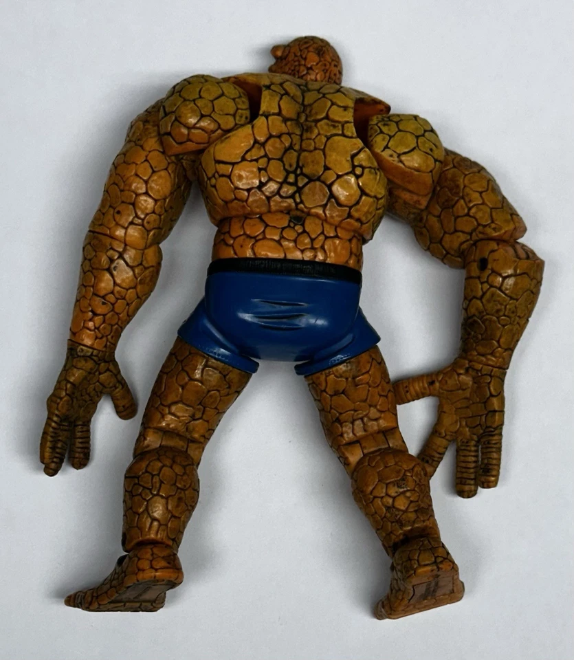 Figura The Thing Marvel Legends Serie 2 ToyBiz 7" 2002 Fantastic Four Ben Grimm Foto 2 de 4