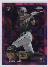 2023 Chrome Update Magenta & Purple Lava Lamp Refractor 150/299 Drew Maggi 0jm6