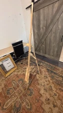 Wooden Table Top Paint/Drawing Easel with Portable Handle