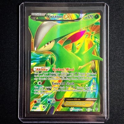 Pokemon TCG - Virizion EX Full Art 96/101 Plasma Blast B&W 2013 Karte