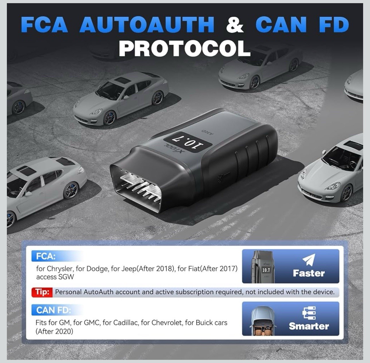 XTOOL Anyscan A30D OBD2 Bidirectional Scanner Car Diagnostic Tool