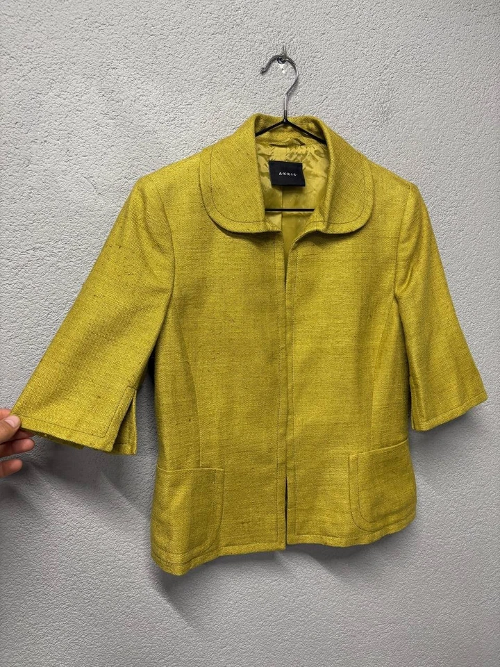 Akris womens silk blazer jacket size 36 / Small - Image 3 of 4