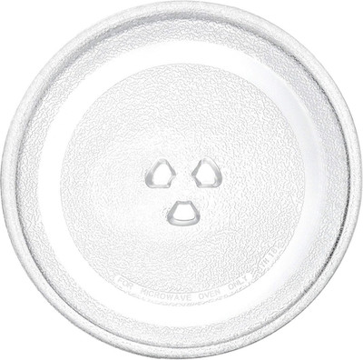 Microwave Glass Plate Turntable for Fits Virtually All Small Microwaves Clear
