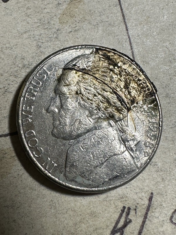 1998-P Jefferson Nickel Philadelphia Mint 5C Business Strike KM#A192