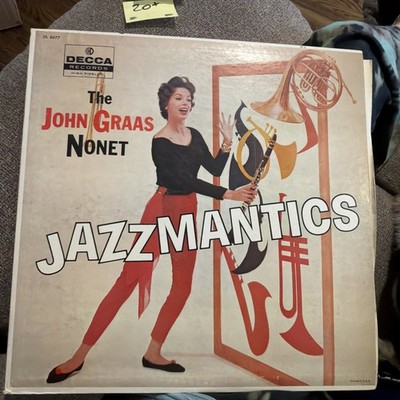 The John Graas Nonet   Jazzmantics - 1958 Decca   DL 8677 Vinyl. Never Used