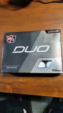 Wilson Staff Duo Soft Golf Balls - White, 1 Dozen K 