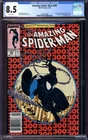AMAZING SPIDER-MAN #300 CGC 8.5 WHITE PAGES // 1ST VENOM NEWSSTAND EDITION