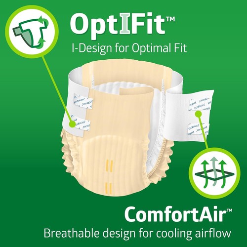 FitRight OptiFit Adult Diapers – XL, Extra+ Absorbency, 20 Ct, Unisex - Picture 4 of 8
