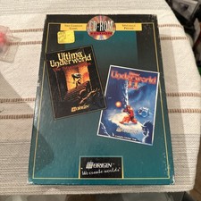 Ultima Underworld I  II PC Game - w/Manual Maps Rare Original Big Box Origin