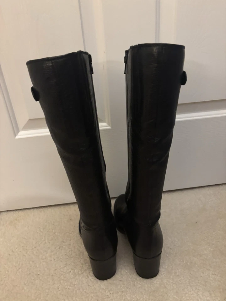 Botas hasta la rodilla Clark’s para mujer negras talla 8 Foto 3 de 4