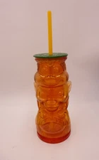 Disney Parks Timon Pumba Simba Lion King Tiki Totem Pole Sipper Cup Lid Straw