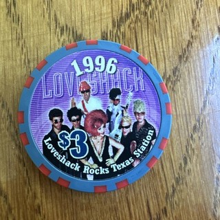 $3 texas station 1996 rare las vegas nevada casino chip Combined Shipping