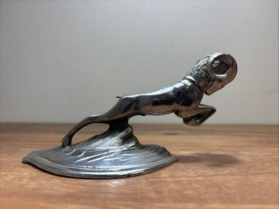 Vintage 1930s Dodge Ram Car Truck Radiator Cap Hood Ornament