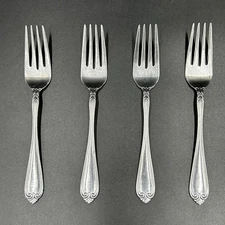 Royal Gallery RGL12 Korea 18/8 Stainless Flatware 4 Salad Forks