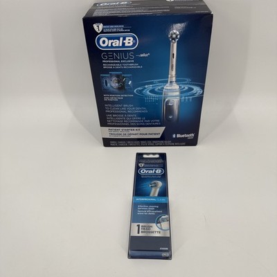 Oral-B Genius Rechargeable Electric Toothbrush - NEW + Case, Charger & Brushes