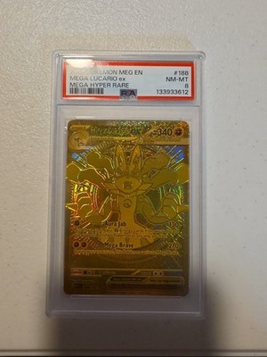 Mega Lucario ex 188/132 Me01: Mega Evolution Holo for sale online