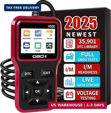 OBD2 Scanner Diagnostic Tool - Check Engine Light Code Scanner Tool with Reset,