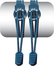 Lock Laces - Elastic No Tie Shoelaces 1 Size Fits All for Kids Adults Tieless Sh