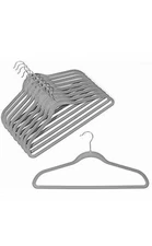 Only Hangers Platinum 17" Slim Shirt/Pant Hangers (Pack Of 20)