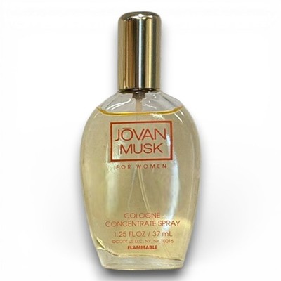 Vintage Jovan Musk for Women Cologne Concentrate Spray 1.25 oz Vintage