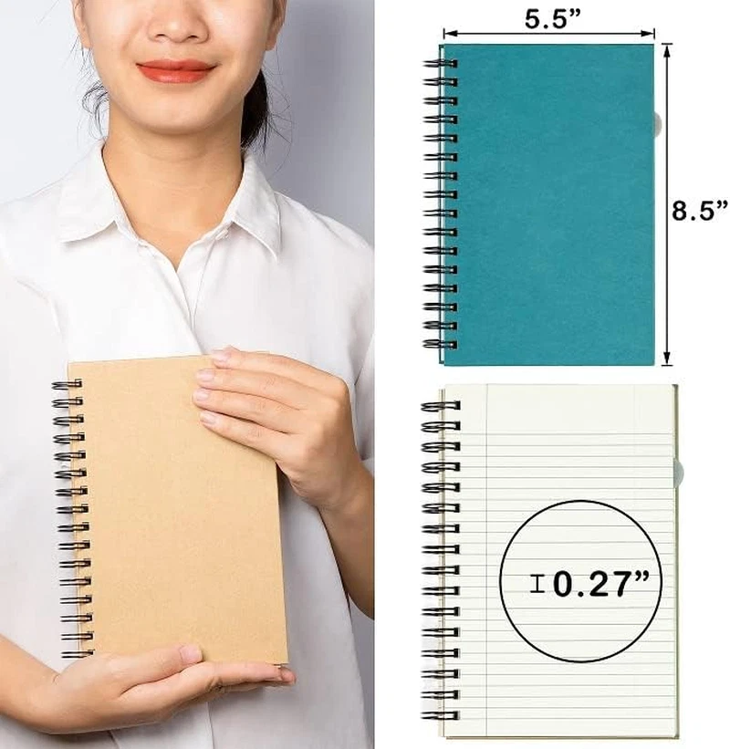 3 Packs Spiral Notebook, Ruled Journal, 5.5" X 8.5", 240 Pages, 100 GSM Paper - Image 2 of 4