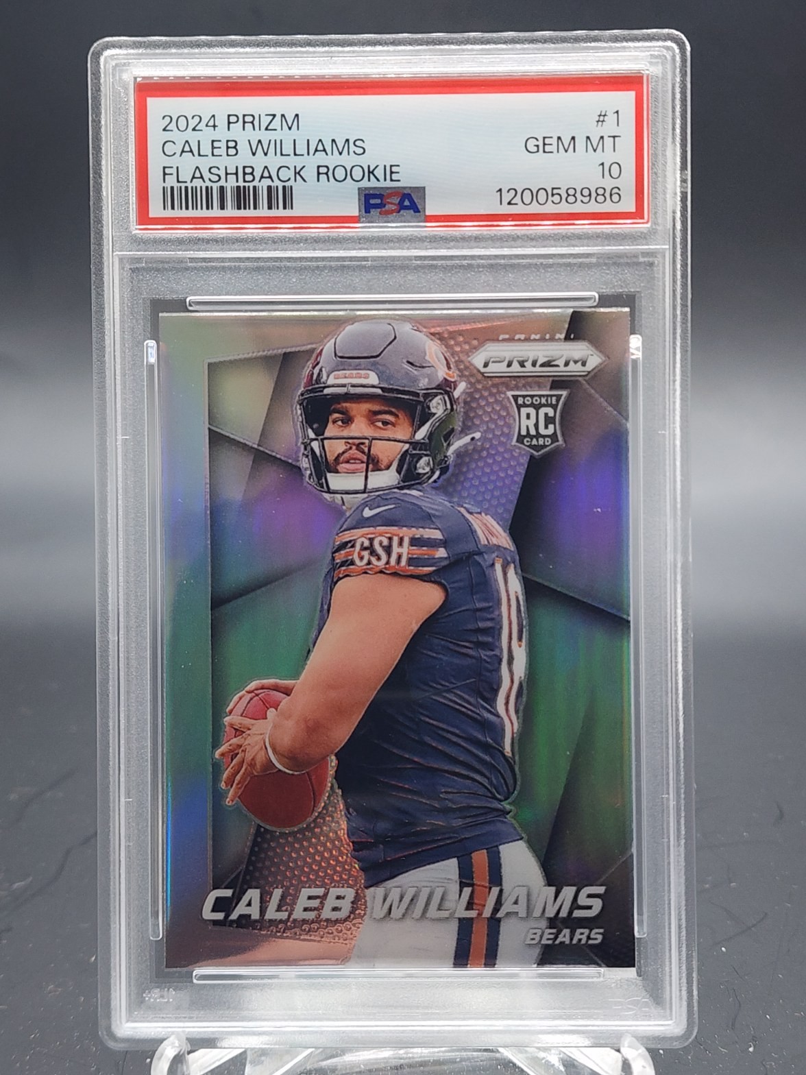 Caleb Williams Panini Prizm Prizm Flashback Rookie #1 Base