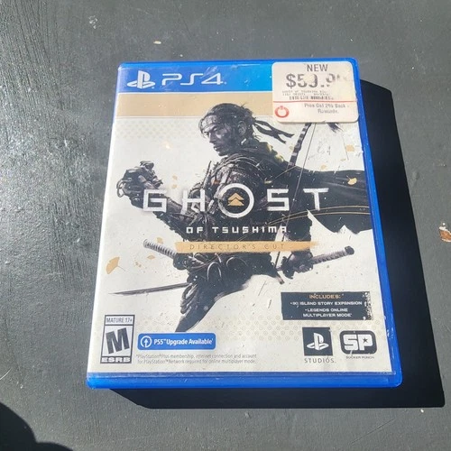 Ghost of Tsushima Director's Cut PS4 Video Game Disc Complete