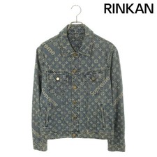 Supreme Louis Vuitton X LOUISVUITTON 17AW LV Jacquard Denim Trucker Jacket Used