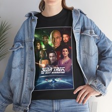 Star Trek The Next Generation 1987-94 T-Shirt Galaxy Enterprise 80s 90s